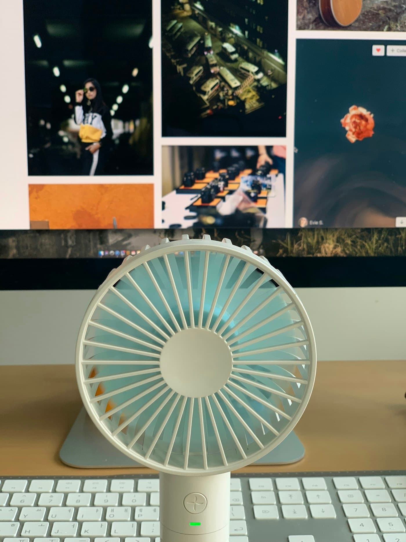 Arctic White SOLARA fan